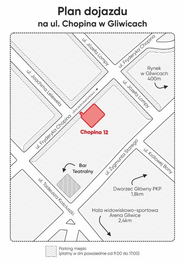 Kairos Apartments - Chopin - Scisle Centrum Gliwice Zewnętrze zdjęcie